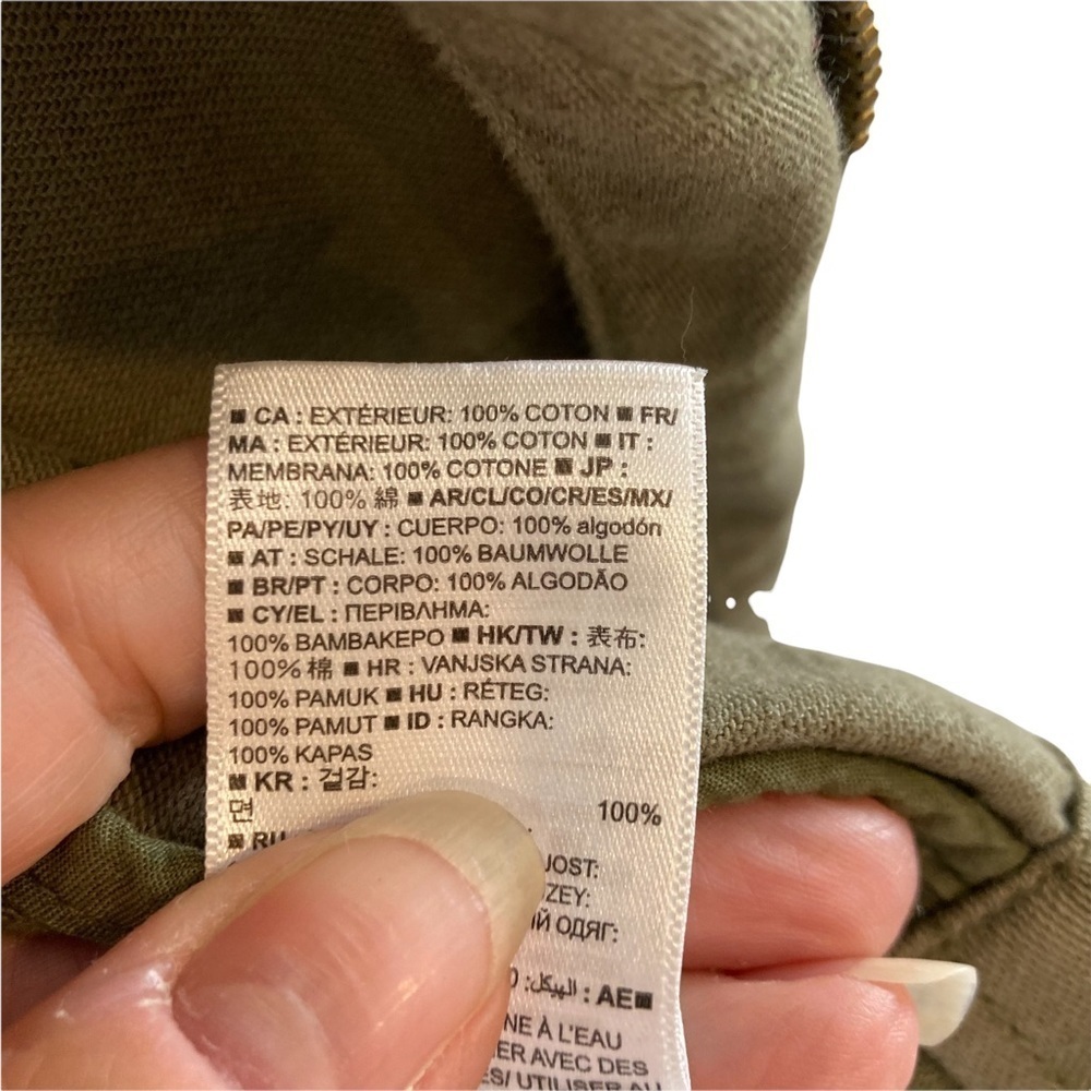 Gap Olive Green 3/4 Length Utility/Military Jacket - Picture 14 of 14